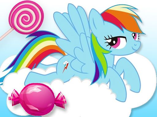 Pony Candy Run - browser game screenshot