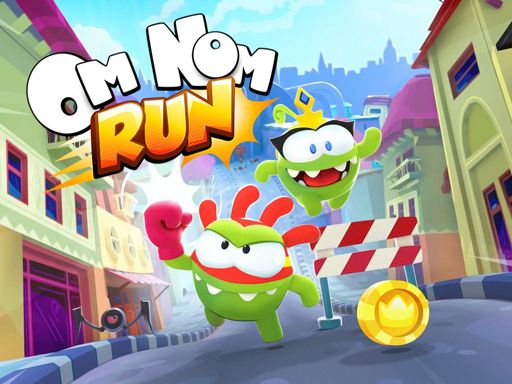 Om Nom Run - browser game screenshot