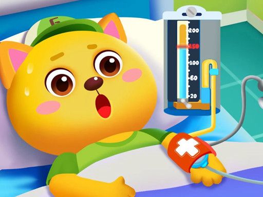 Baby Panda Hospital Care - browser game screenshot