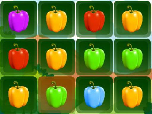 Capsicum Match 3 - browser game screenshot