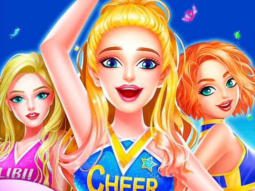 Cheerleader Magazine Dress Up - browser game screenshot