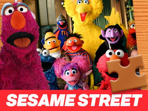 Sesame Street Jigsaw Puzzle - browser game screenshot