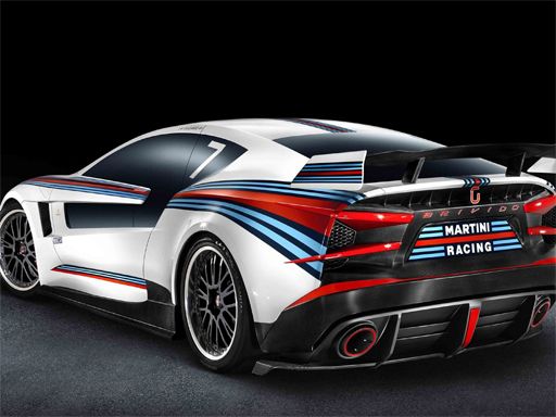 Street Racing Car Slide - browser game screenshot
