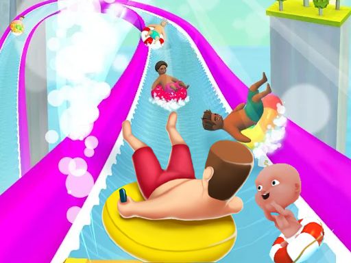 WaterPark Slide.io - browser game screenshot