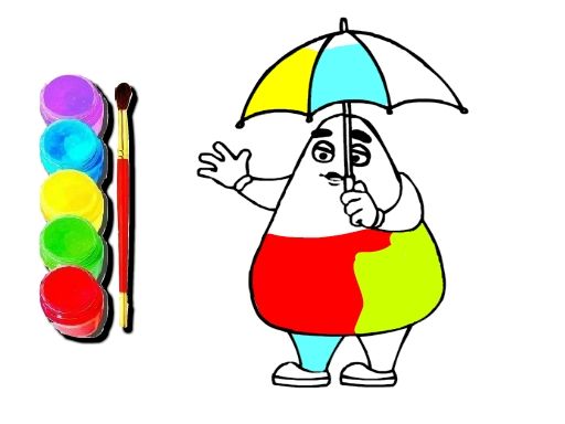 Grimace Click and Paint - browser game screenshot