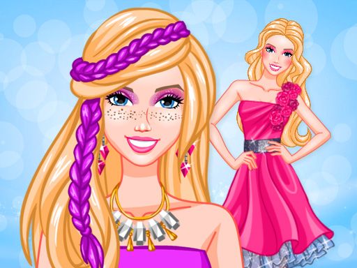 Blondy in Pink - browser game screenshot