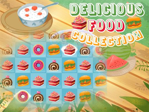 Delicious Food Collection - browser game screenshot