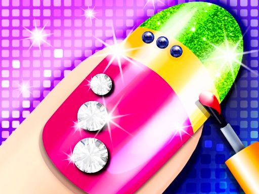 Girls Nail Art Salon - browser game screenshot