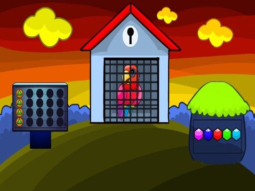 Parrot Escape - browser game screenshot