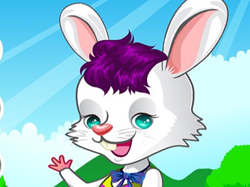 Cute Rabbit Dress Up - browser game screenshot