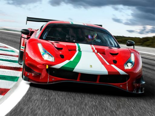 Ferrari 488 GT3 Evo Jigsaw Puzzle Ferrari 488 GT3 Evo Jigsaw Puzzle - browser game screenshot