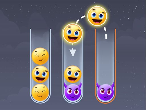 Emoji Sort Master - browser game screenshot