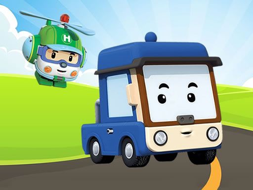 Robocar Poli Jigsaw - browser game screenshot