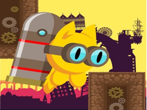 FlapCat Steampunk - browser game screenshot