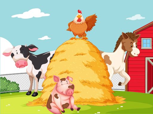 Farm Puzzle - browser game screenshot
