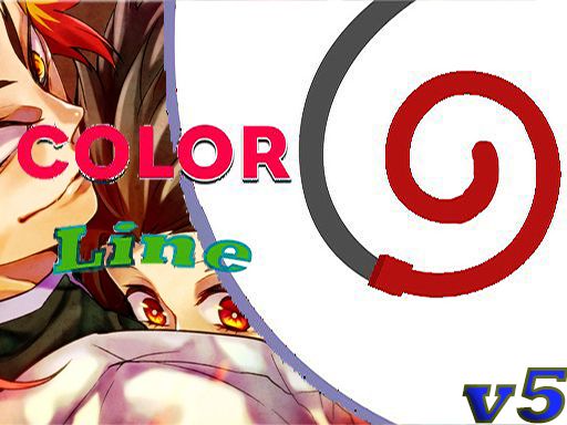 coloring lines v5 - browser game screenshot