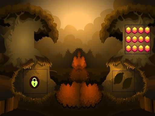 Brown Village Escape - browser game screenshot