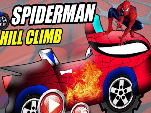 Spiderman Hill Climb - browser game screenshot