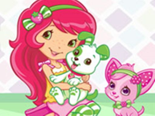 Strawberry Shortcake Puppy Care - Pet Care - browser game screenshot