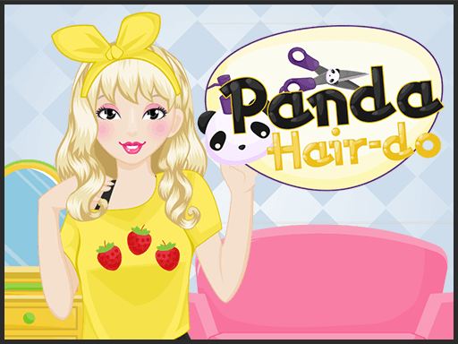 Panda Hairdo - browser game screenshot