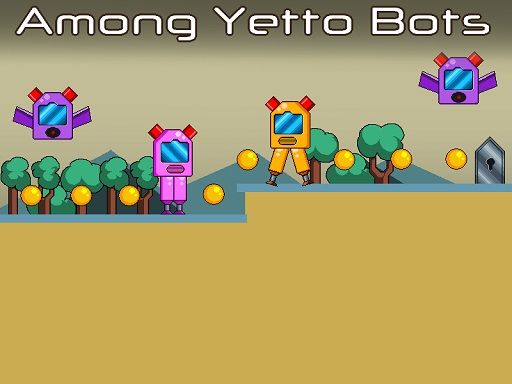 Among Yetto Bots - browser game screenshot