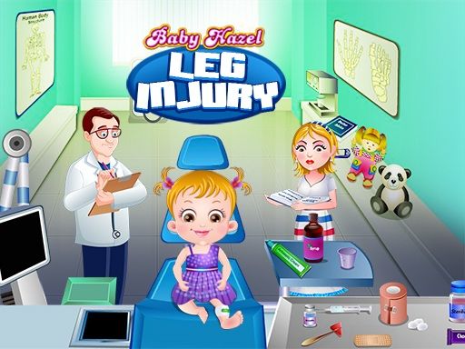 Baby Hazel Leg Injury - browser game screenshot