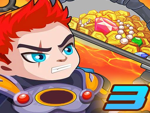 Hero Rescue 3: Pull Pin puzzle - browser game screenshot