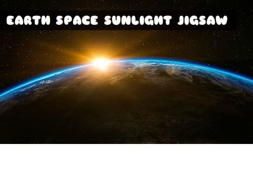 EARTH SPACE SUNLIGHT JIGSAW EARTH SPACE SUNLIGHT JIGSAW - browser game screenshot