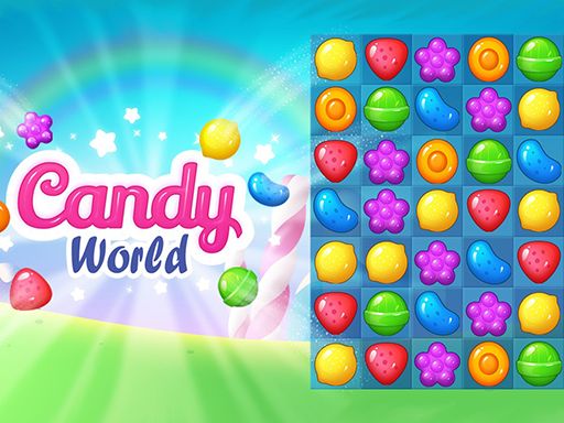 Candy World - browser game screenshot