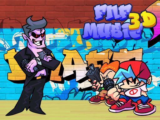 FNF Music 3D - browser game screenshot
