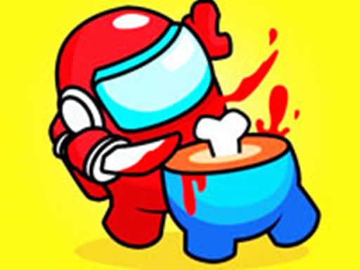 Red Impostor Vs Crew - Among Us - browser game screenshot