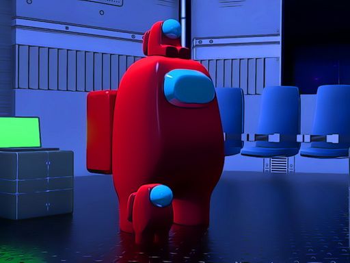 Among Us Characters Jigsaw - browser game screenshot