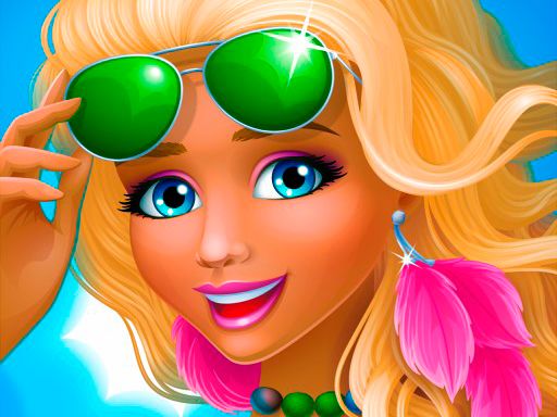 Vacation Summer Dress Up - browser game screenshot