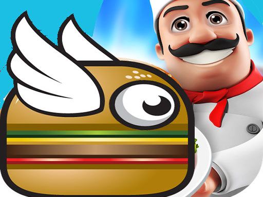 Flappy Burger Shop - browser game screenshot