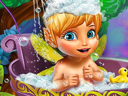 Baby Panda bath - browser game screenshot