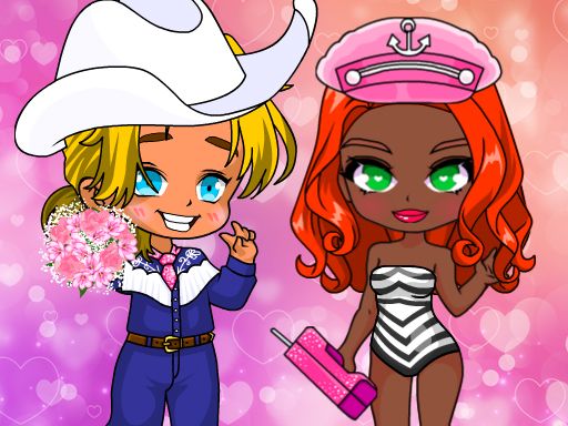 Blonde Chibi Fashion Show - browser game screenshot