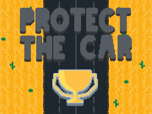 Protect the car - browser game screenshot