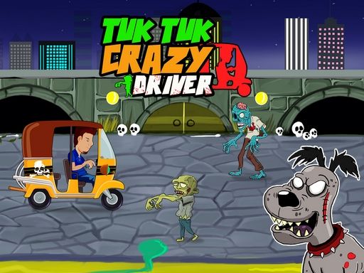 Tuk Tuk Crazy Driver - browser game screenshot