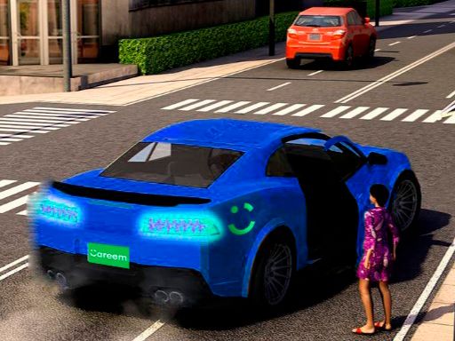 City Taxi Driver Sim - browser game screenshot