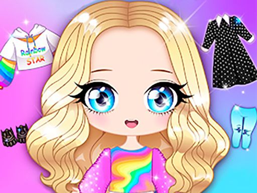 Chibi Beauty Salon Dress Up And Spa - browser game screenshot