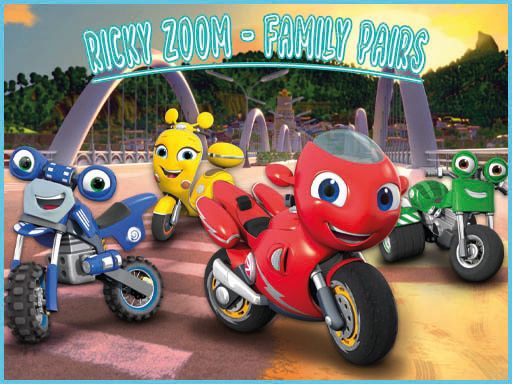 Ricky Zoom - Family Pairs - browser game screenshot