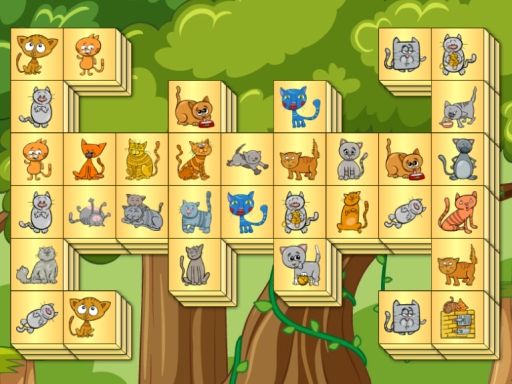 Cats Mahjong - browser game screenshot