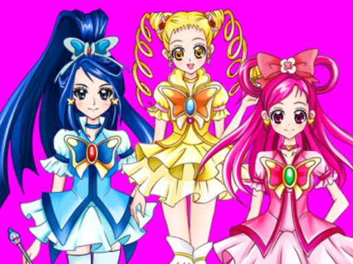 Pretty Cure 3 - browser game screenshot