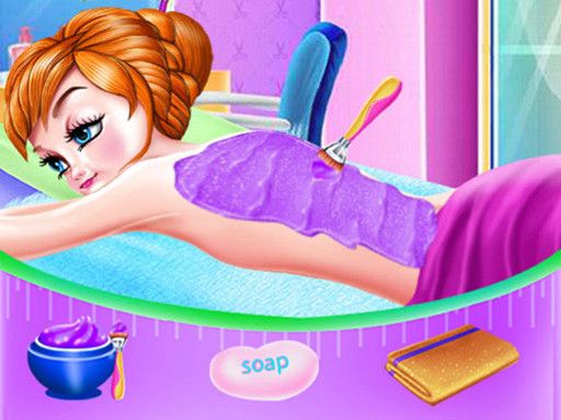 Ice Princess Body Spa Salon - browser game screenshot