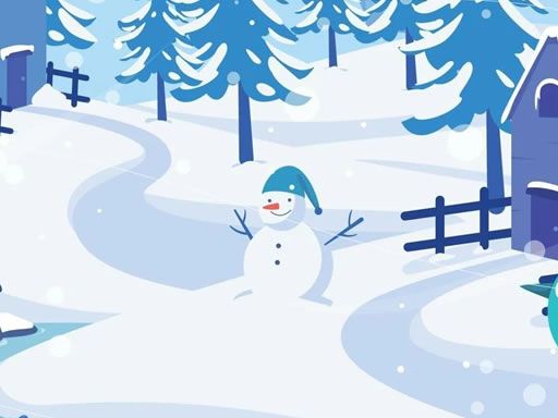 Happy Snowman Hidden - browser game screenshot