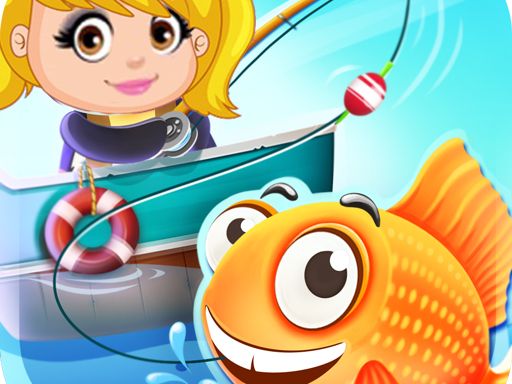 Nastya Like Fishing Mani‪a - browser game screenshot