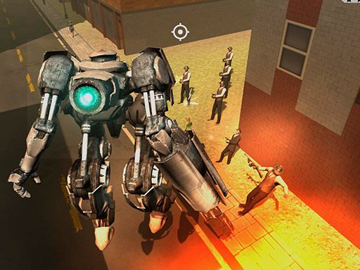 Muscle Car Robot - browser game screenshot