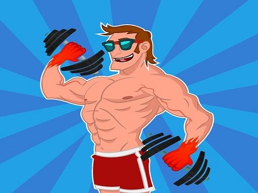 Muscle race games body run 3d - browser game screenshot