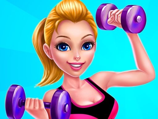 Fitness Girls Dress Up Game - browser game screenshot