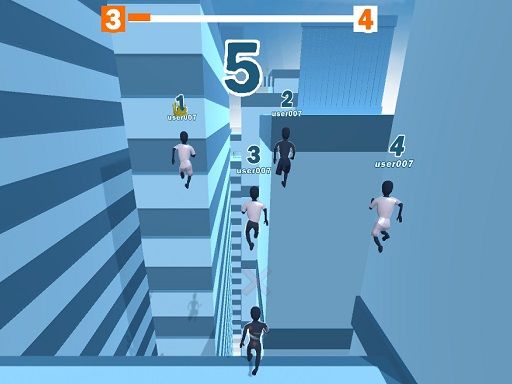 Stickman Parkour Speed 2020 - browser game screenshot